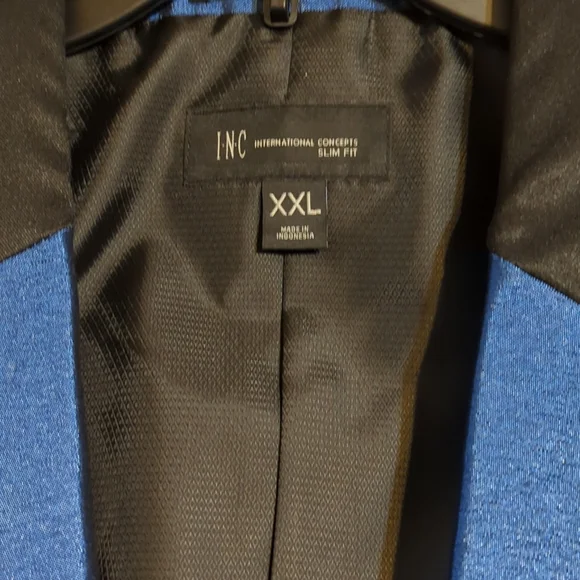 Men's INC Nyquil Blue Dinner Jacket in XXL